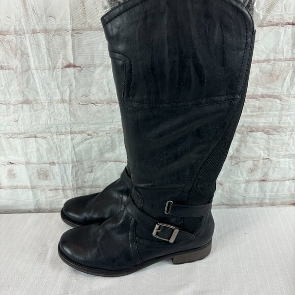 BareTraps Women's 11 M Black Seduce Tall Zip Riding Boots - Picture 8 of 13
